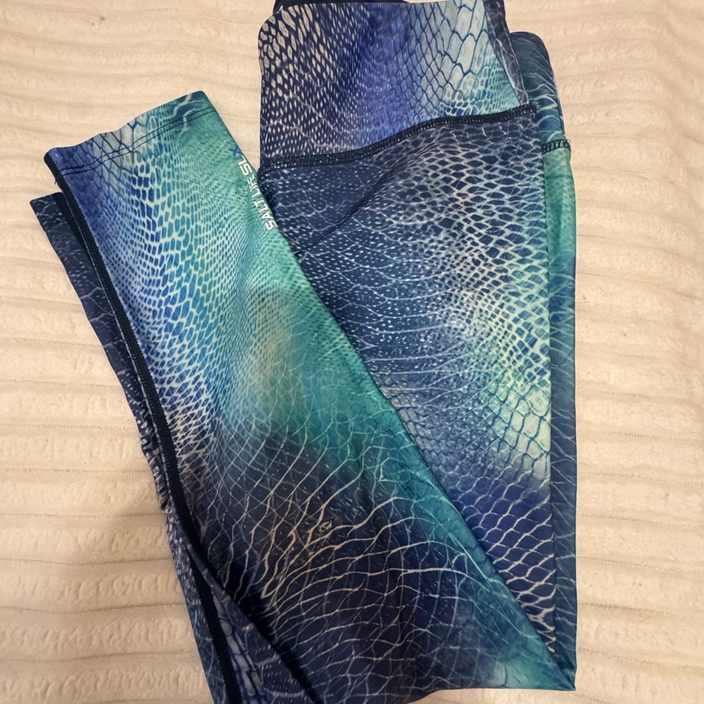 Salt Life Blue and White Leggings